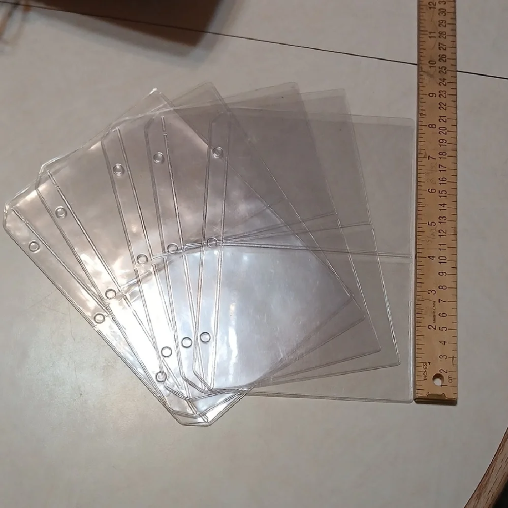 Clear Plastic Protector Pages
